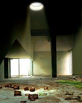 Oliver Wasow -&nbsp;Agate House, Petrified Forest, Arizona, 2000